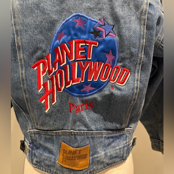 Planet Hollywood Denim Jacket Youth Sz M - Picture 5 of 6